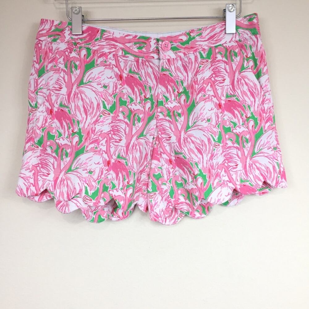 Lilly Pulitzer | Buttercup Scalloped Shorts Size 0